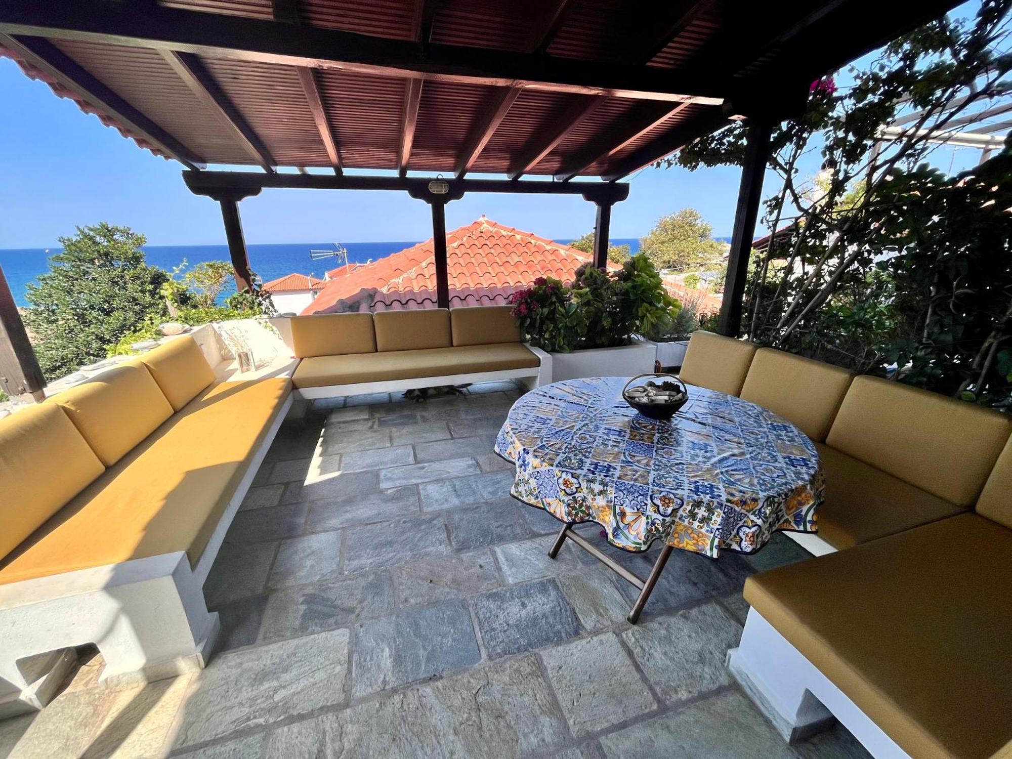 Casa Fagri - Maisonette With Sea View Agios Ioannis  外观 照片